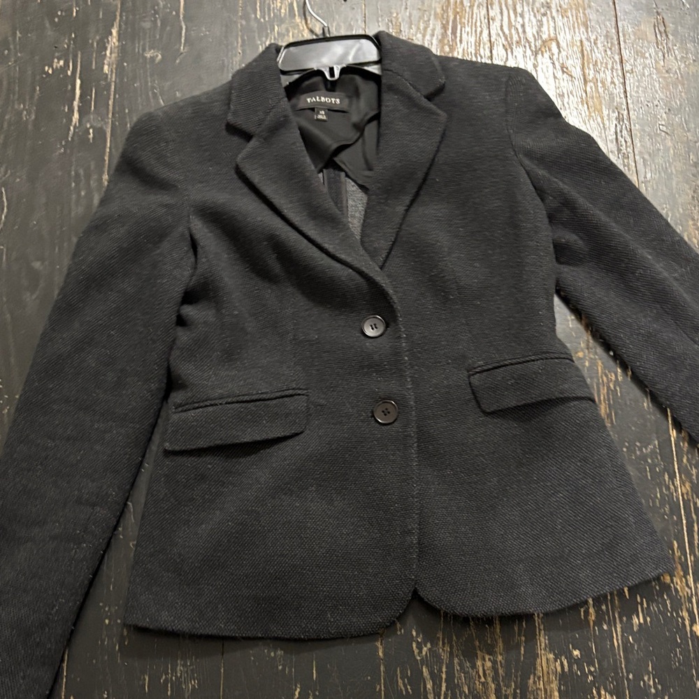 Talbots Women's Charcoal Blazer